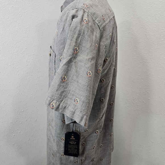 Roark Classic Fit men's button short-sleeve XL - Picture 3 of 6